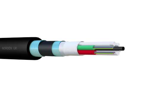Double Steel Tape Armoured Longitudinal Stranded Fibre Optic Cable